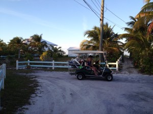 Our transportation on the island. My Mum, normally a reluctant driver, has been tearing around everywhere!