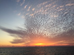 Our last Bahamian sunset.